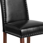 Chaise Parsons avec bordure cloutée – Lot de 2