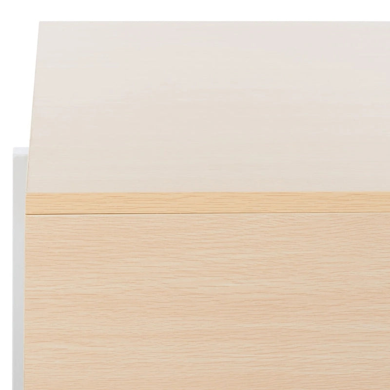 Table basse rectangulaire en bois avec pieds en métal, 47L x 30P x 16H