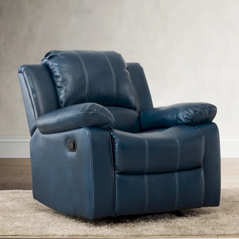 Fauteuil inclinable en cuir PU et gel