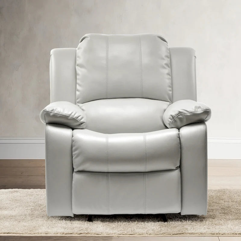 Fauteuil inclinable en cuir PU et gel