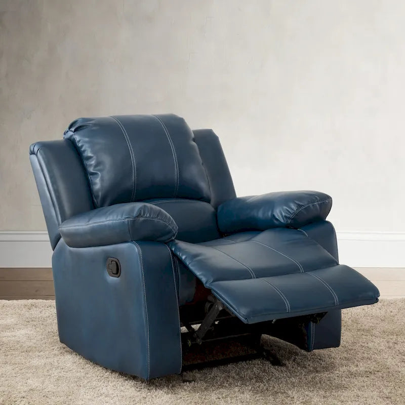 Fauteuil inclinable en cuir PU et gel