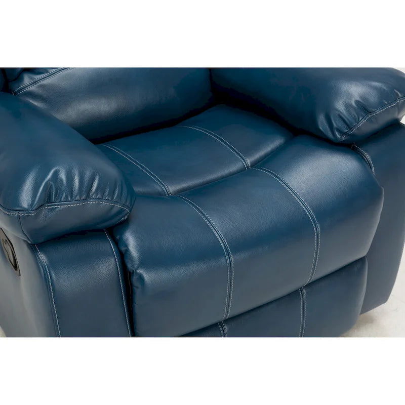 Fauteuil inclinable en cuir PU et gel
