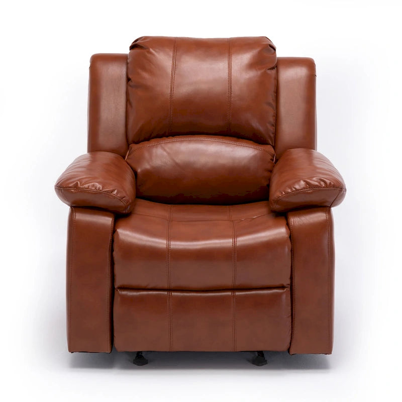 Fauteuil inclinable en cuir PU et gel