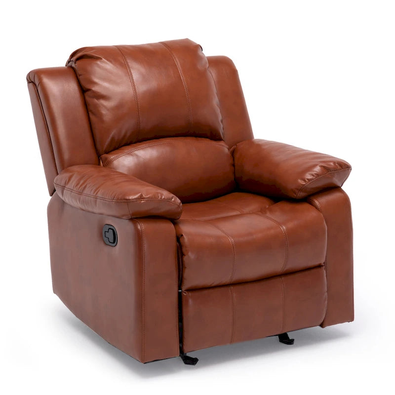Fauteuil inclinable en cuir PU et gel
