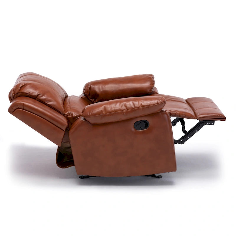 Fauteuil inclinable en cuir PU et gel