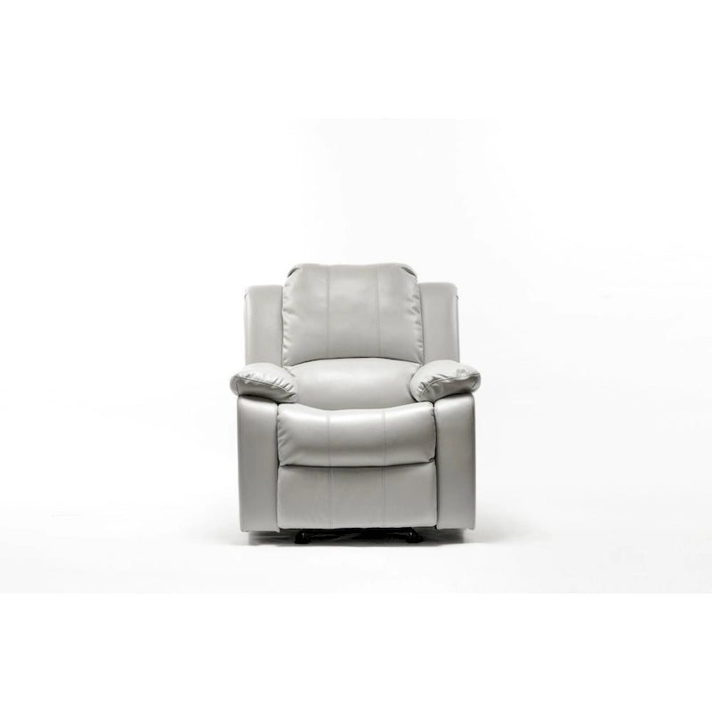 Fauteuil inclinable en cuir PU et gel