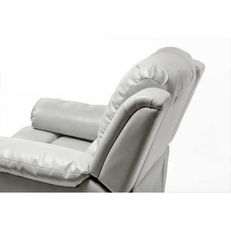 Fauteuil inclinable en cuir PU et gel