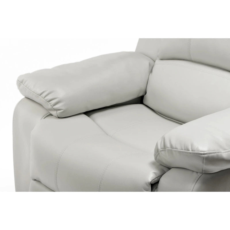 Fauteuil inclinable en cuir PU et gel