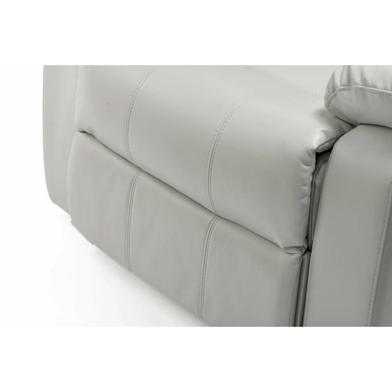 Fauteuil inclinable en cuir PU et gel