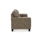Canapé moderne en similicuir - 89 larg. x 38 prof. x 39 haut.