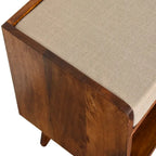 Banc de rangement nordique