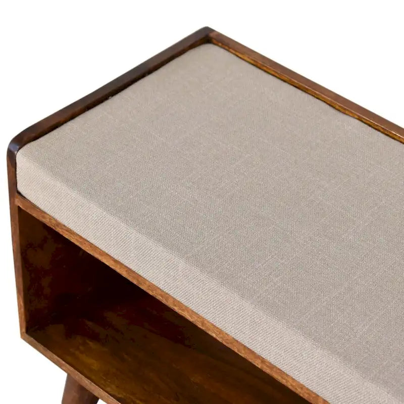 Banc de rangement nordique