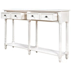 Console avec deux tiroirs et étagère inférieure