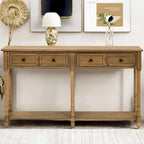 Console avec deux tiroirs et étagère inférieure