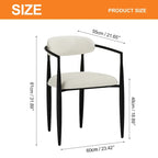 Ensemble de salle à manger 9 pièces avec table extensible et 8 chaises rembourrées