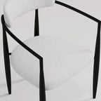 Ensemble de salle à manger 9 pièces avec table extensible et 8 chaises rembourrées