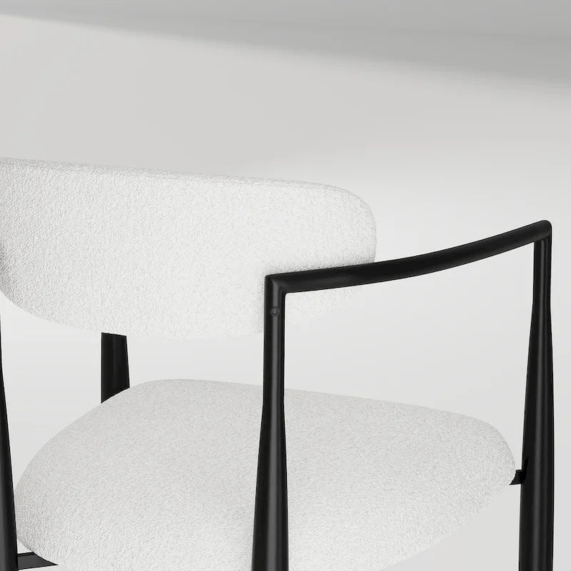Ensemble de salle à manger 9 pièces avec table extensible et 8 chaises rembourrées