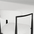 Ensemble de salle à manger 9 pièces avec table extensible et 8 chaises rembourrées